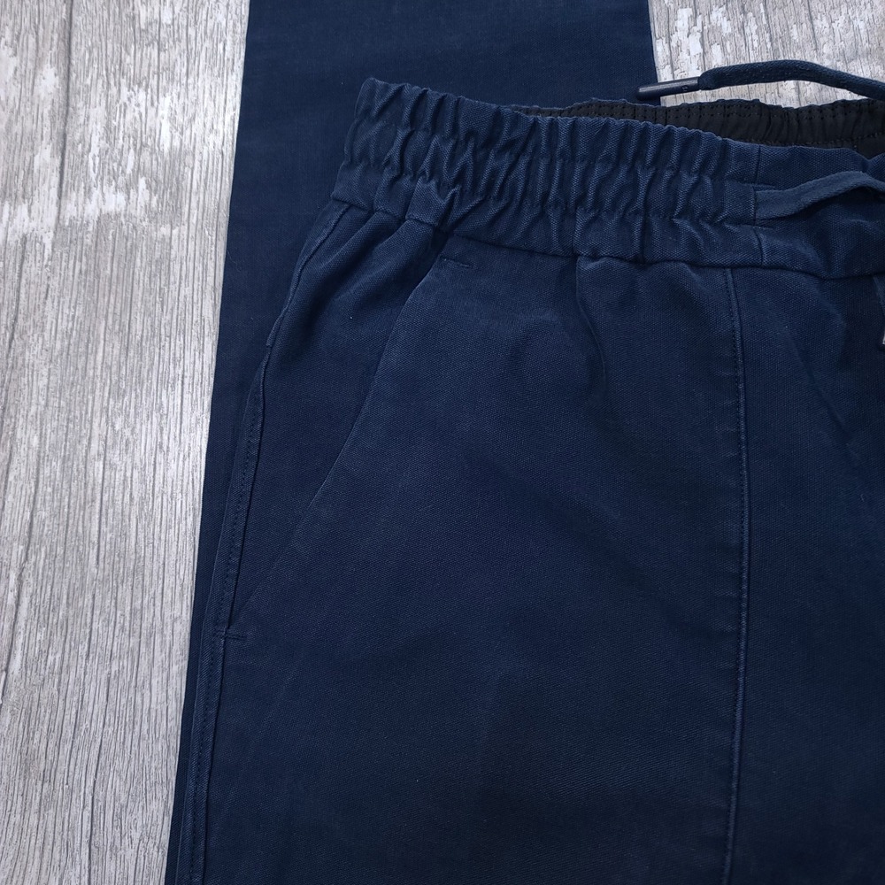Lululemon Bowline Pant Men S Navy Blue Pullon Elastic Waist Drawstring Tapered - Picture 4 of 7